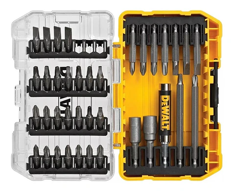 Set De 37 Piezas Con Guía Magnética Dewalt DW2163