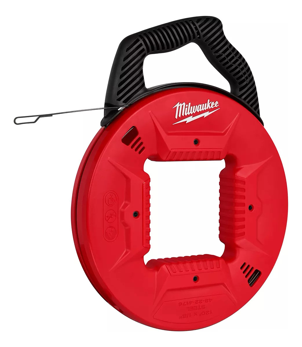 Laucha Pasacable De Acero 7.6 Mts 1/8 Milwaukee 1