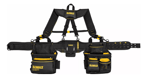 Porta Herramientas De Tirantes Dewalt 25 Bolsillos. 