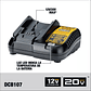Cargador De Bateria Dewalt 20v Dcb 107 - Miniatura 3