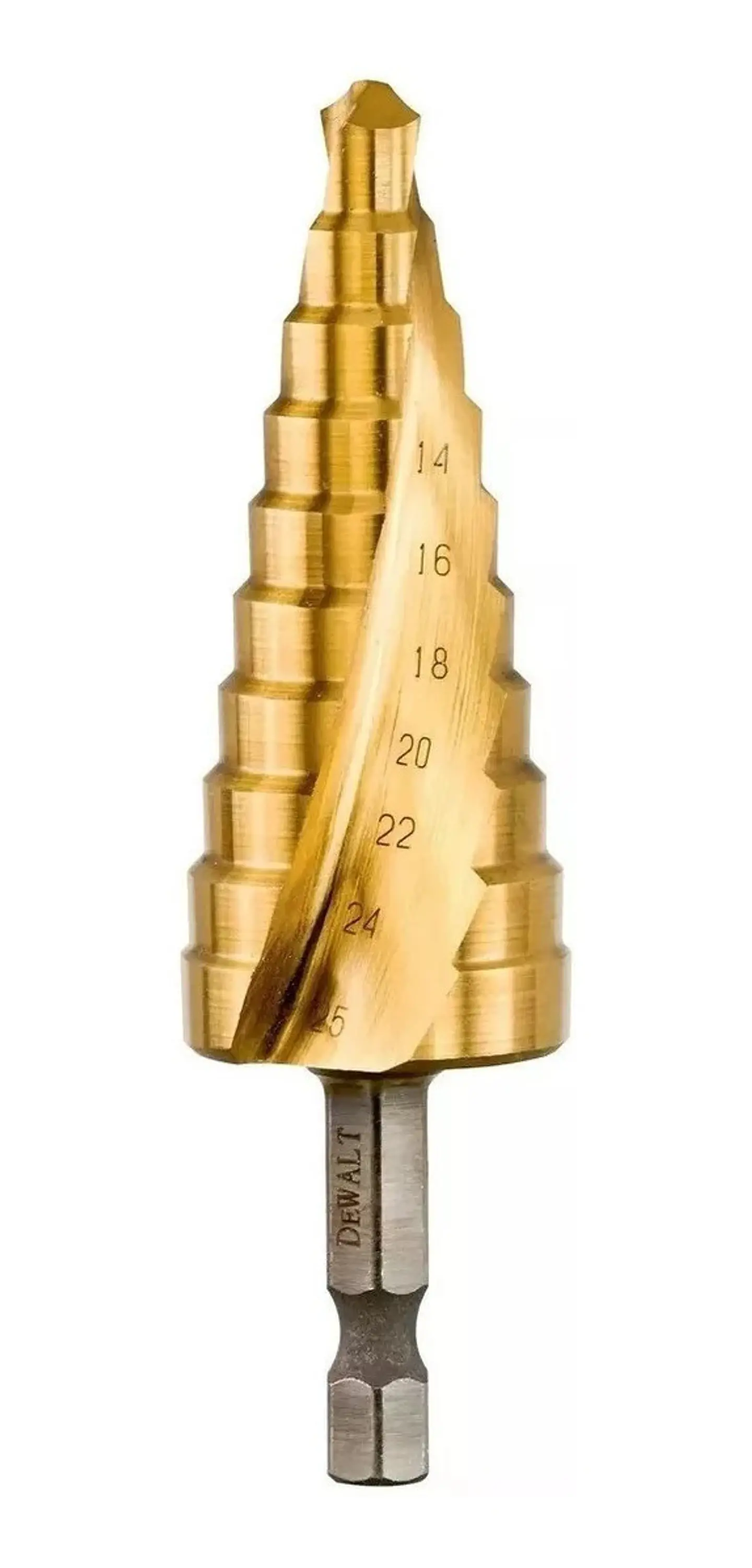 Broca Escalonada 14-16-18-20-22-24-25mm Dewalt DT5030-QZ 1