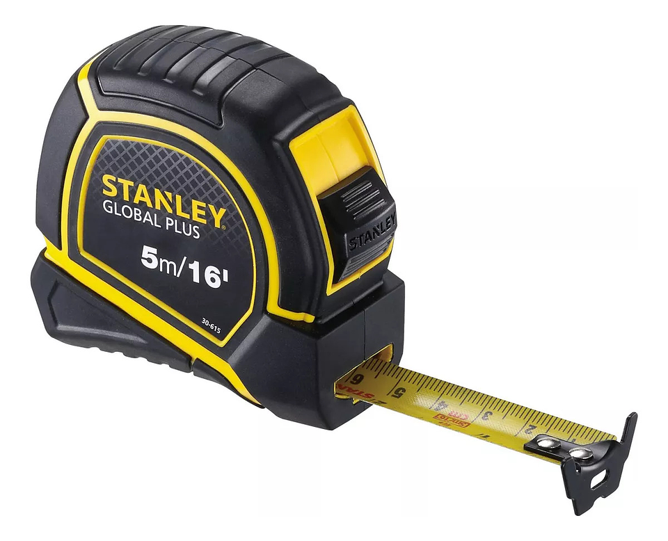 Cinta Métrica Global Plus 5m/16' Stanley 30-615 1