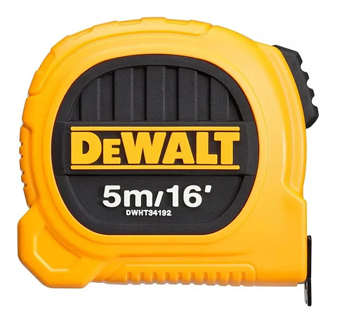 Huincha De Medir 5m/16' Diseño Compacto Dewalt DWHT34192L