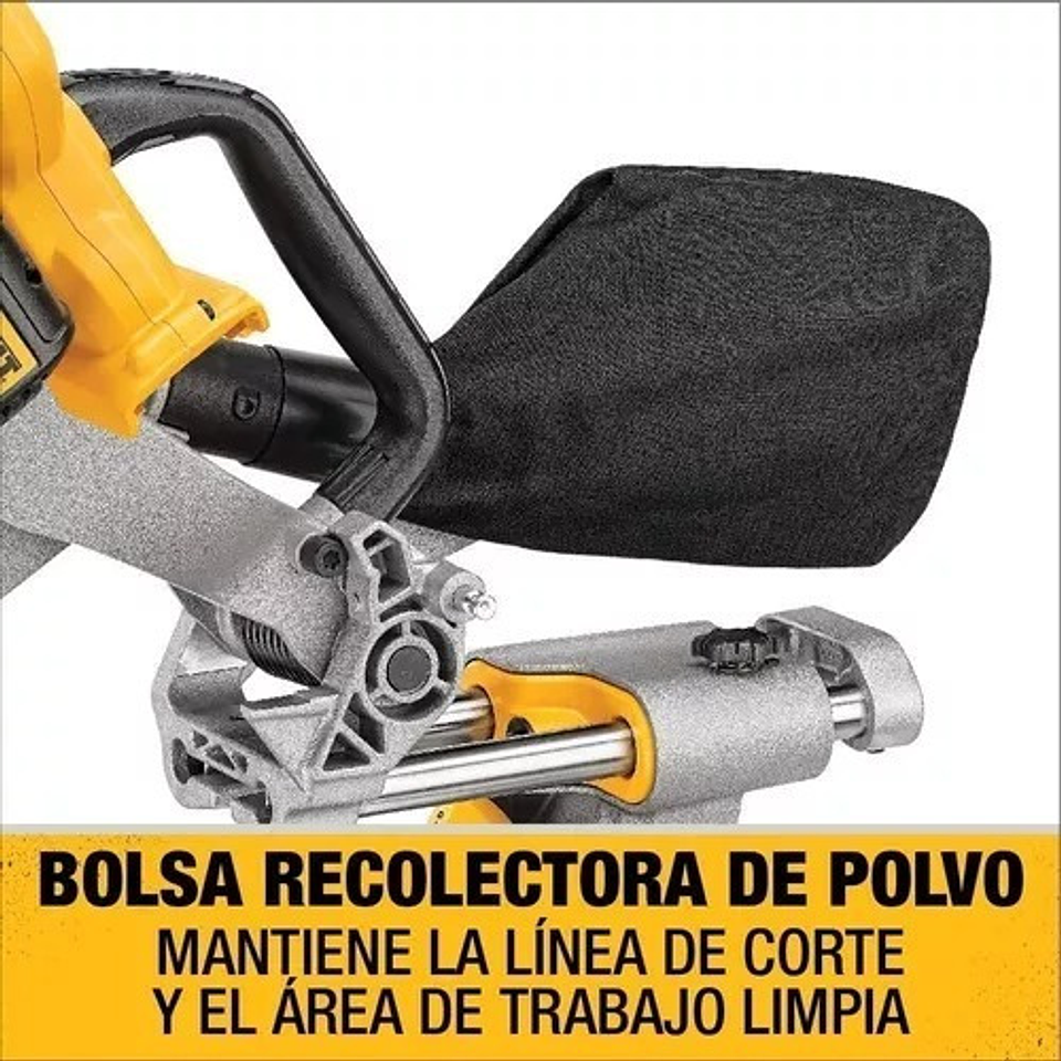 Sierra Ingleteadora Dewalt Telescópica 7-1/4 DCS361B 20V 3