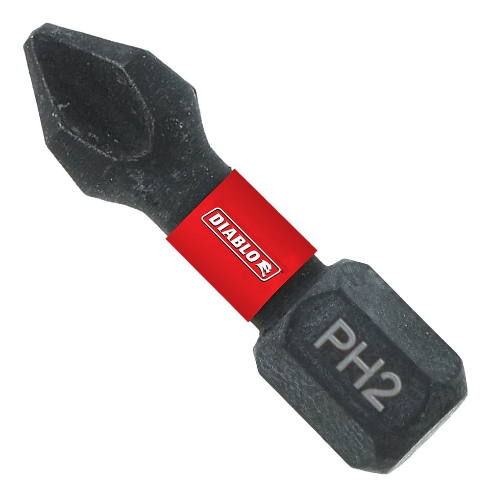 Set De 15 Puntas De Impacto Diablo Ph2 X 25mm  1