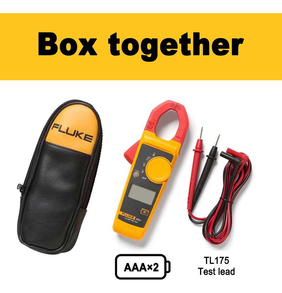 Amperimetro Digital Fluke 302+400ac 2