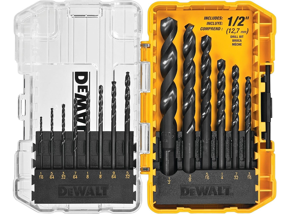 Set De Brocas 14 Piezas Dewalt Black&gold Dwa1184 1