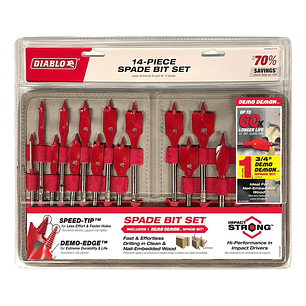 Juego De Brocas Paleta De Acero Diablo (14 Piezas)