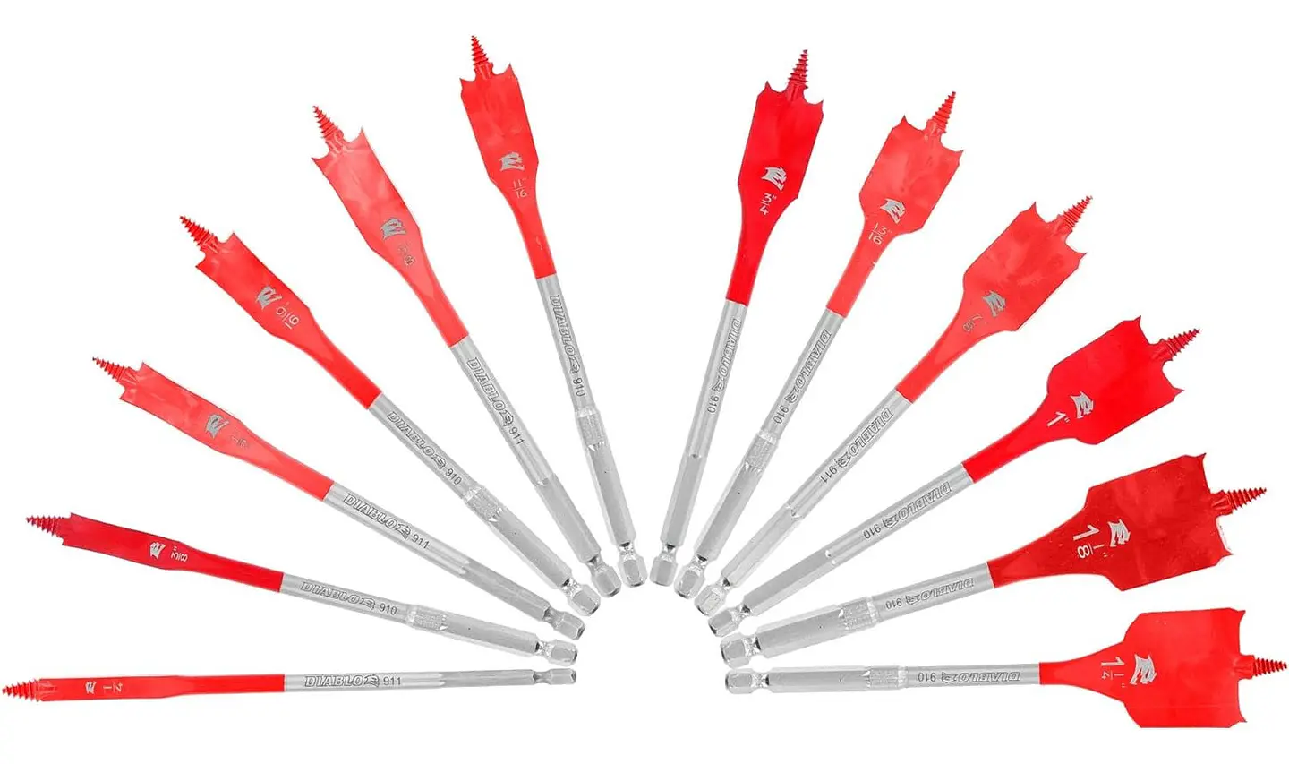 Juego De Brocas Paleta De Acero Diablo (14 Piezas) 2
