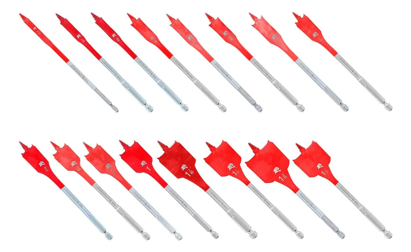 Juego De Brocas Paleta De Acero Diablo (14 Piezas) 3