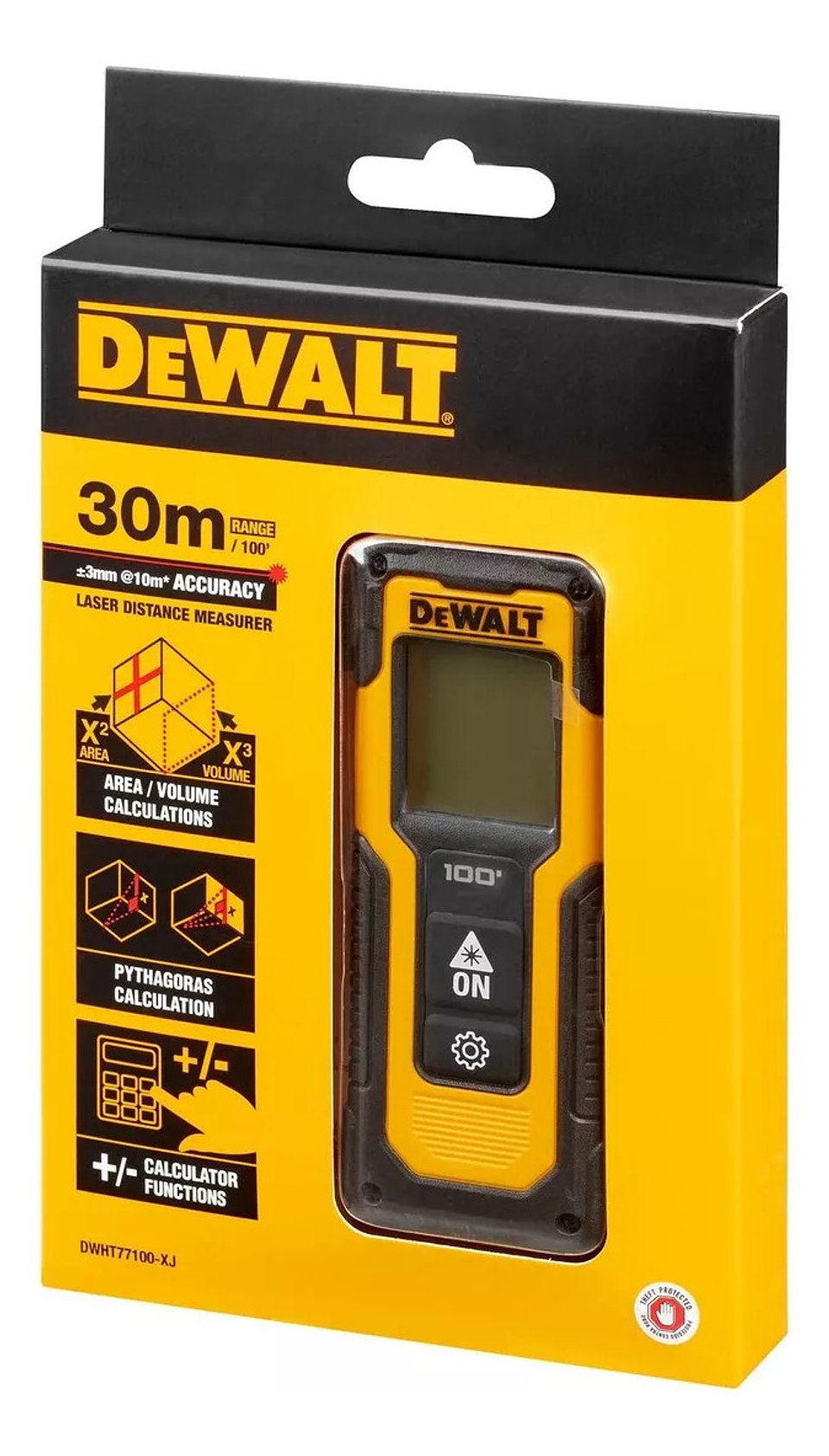 Medidor De Distancia Láser Dewalt 30m Dwht77100 5
