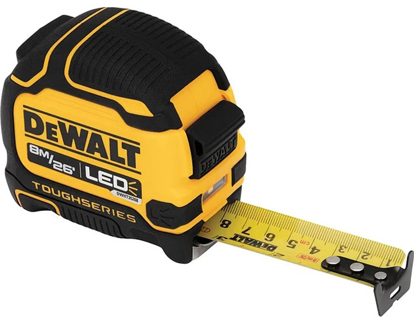 Huincha De Medir Luz Led Toughseries 8m/26 Dwht35268s 2