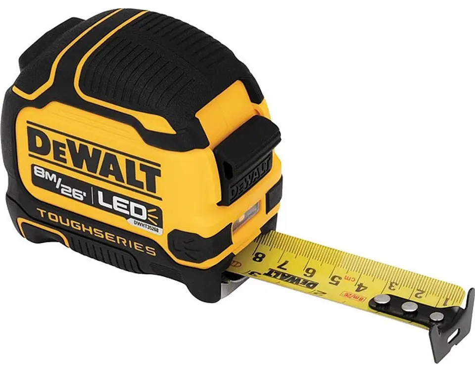 Huincha De Medir Luz Led Toughseries 8m/26 Dwht35268s 2