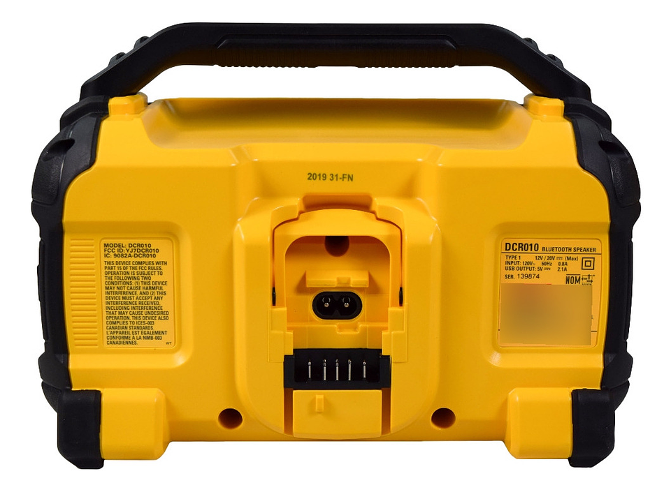 Dewalt 20v Max Altavoz Bluetooth Para Trabajo 2