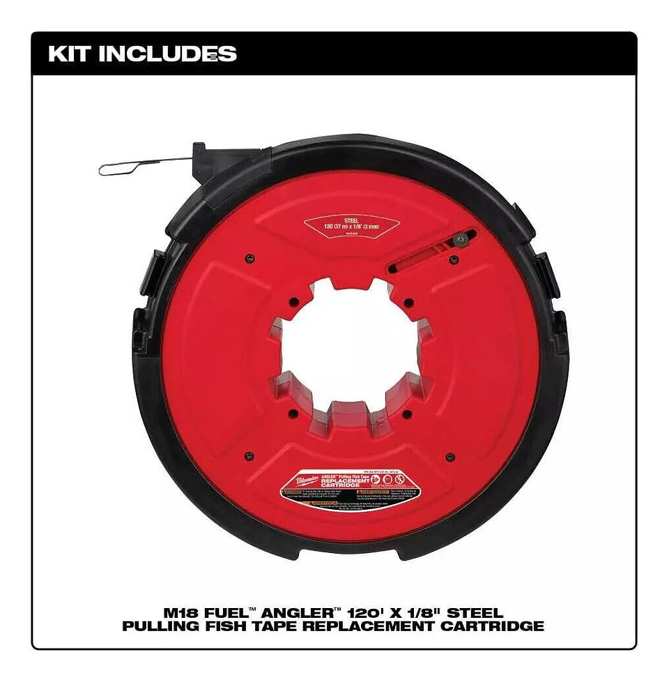 Repuesto Carrete Laucha Pasacable Inalambrica 120x1/8 5