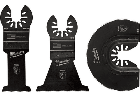 Accesorios Oscilantes Para Madera Milwaukee 3 Piezas