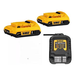 Kit Baterías 2ah + Cargador Dcb 112 20v Máx Dewalt