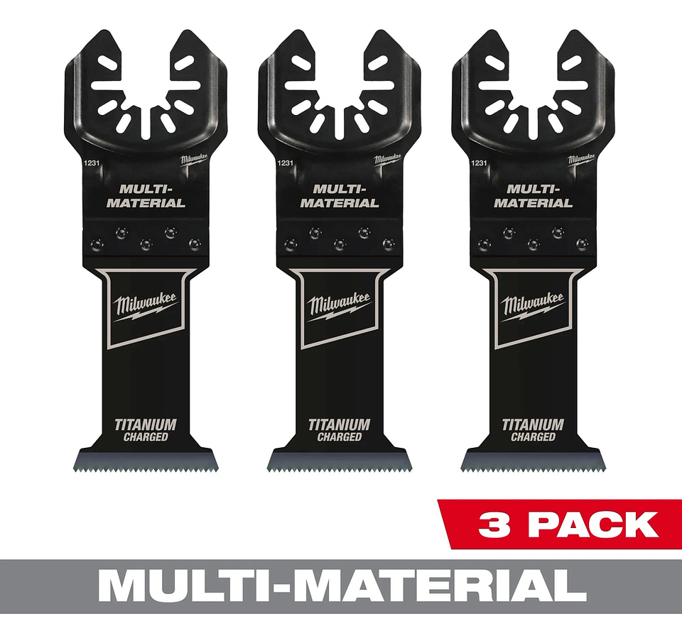 Accesorios Oscilantes Milwaukee Usa- 3 Pzs 49-25-1233 3