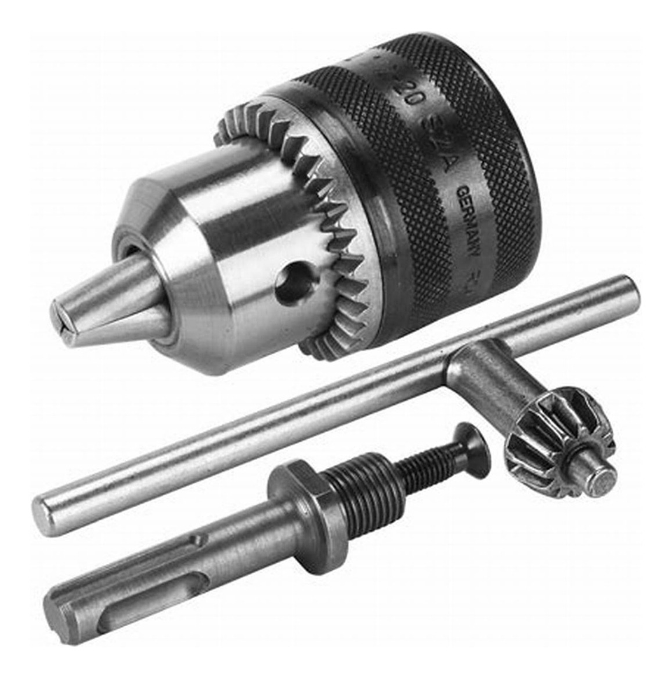 Adaptador Sds Plus + Mandril 1/2'' + Llave 1