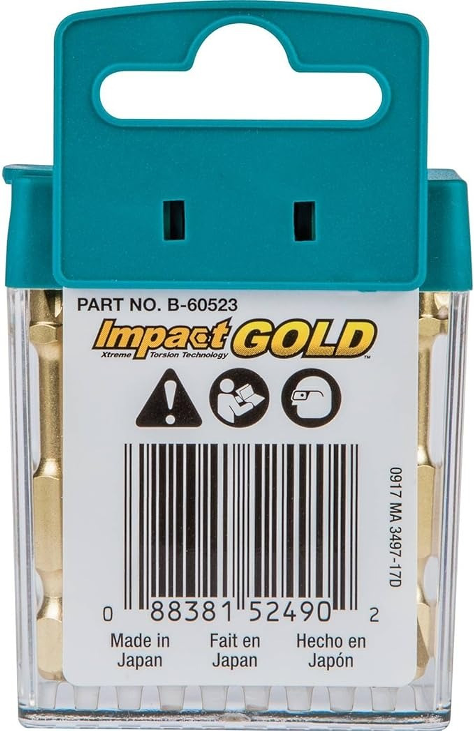 Puntas Phillips 2 De Impacto Gold Makita Pack 15 Pcs 2