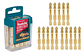 Puntas Phillips 2 De Impacto Gold Makita Pack 15 Pcs - Miniatura 3