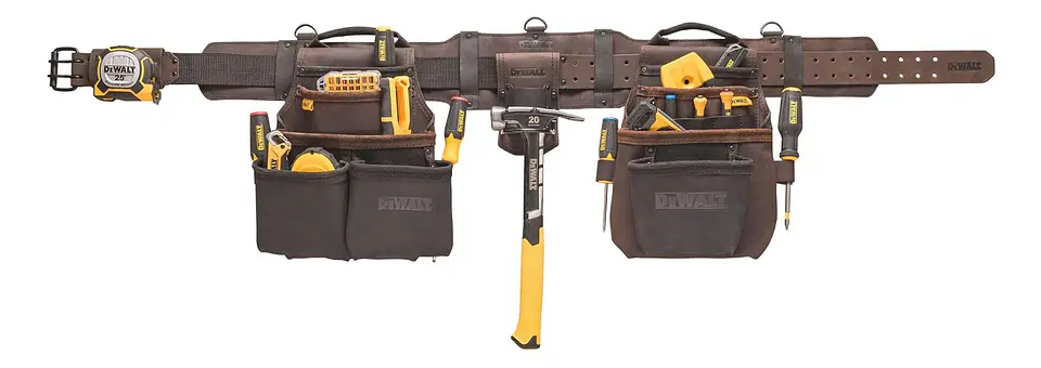 Cinturón Porta Herramienta 18 Bolsillos Ajustable Dewalt 2