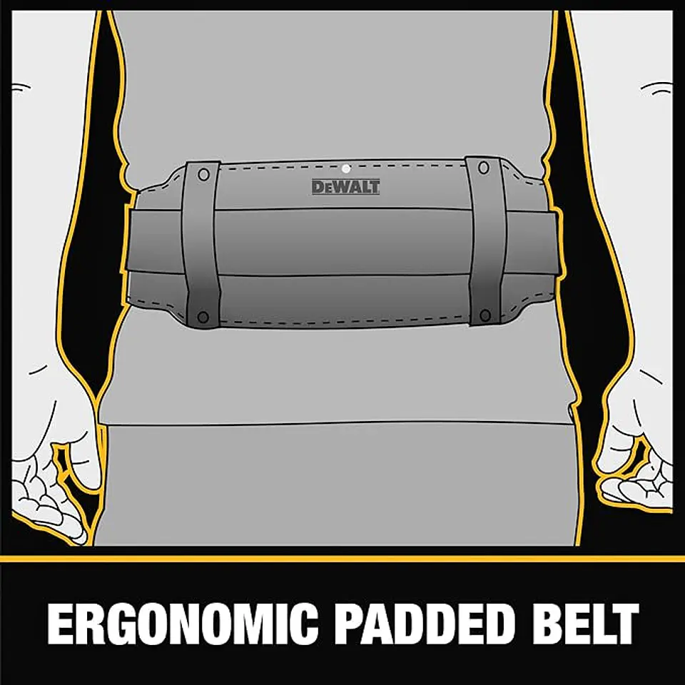 Cinturón Porta Herramienta 18 Bolsillos Ajustable Dewalt 4