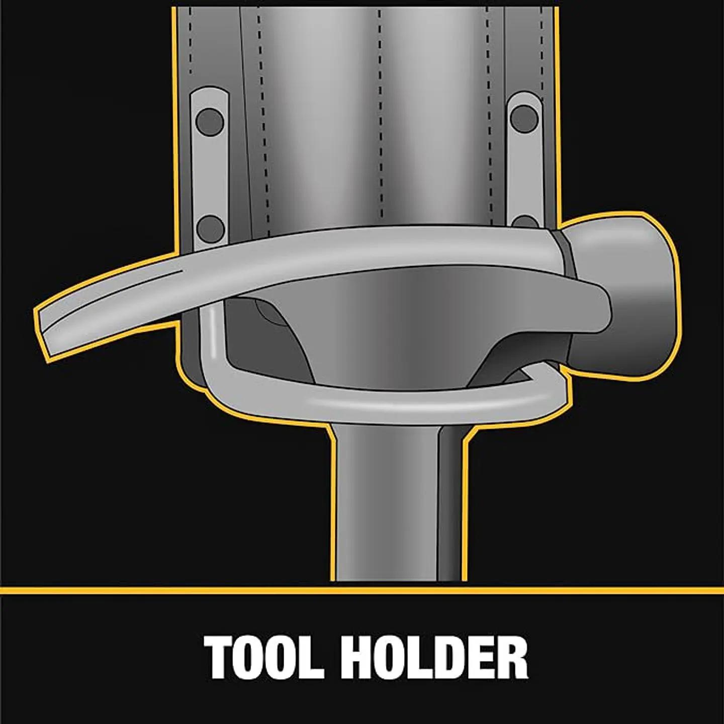 Cinturón Porta Herramienta 18 Bolsillos Ajustable Dewalt 5