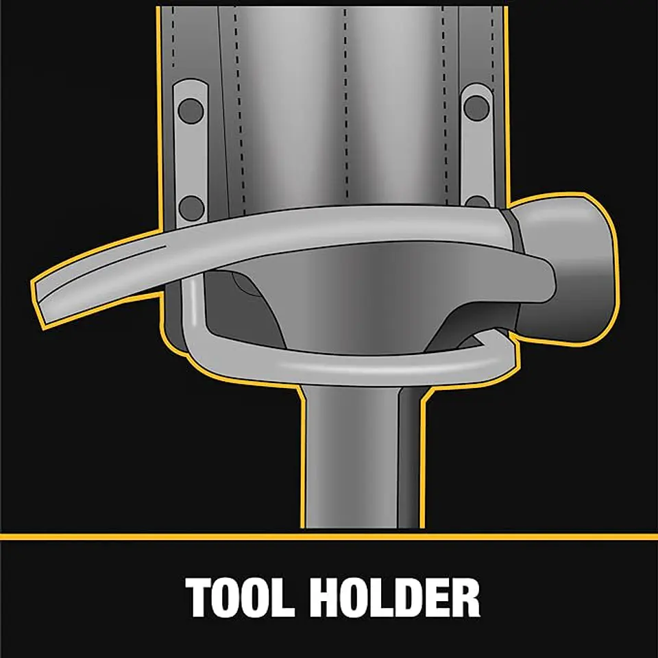 Cinturón Porta Herramienta 18 Bolsillos Ajustable Dewalt 5