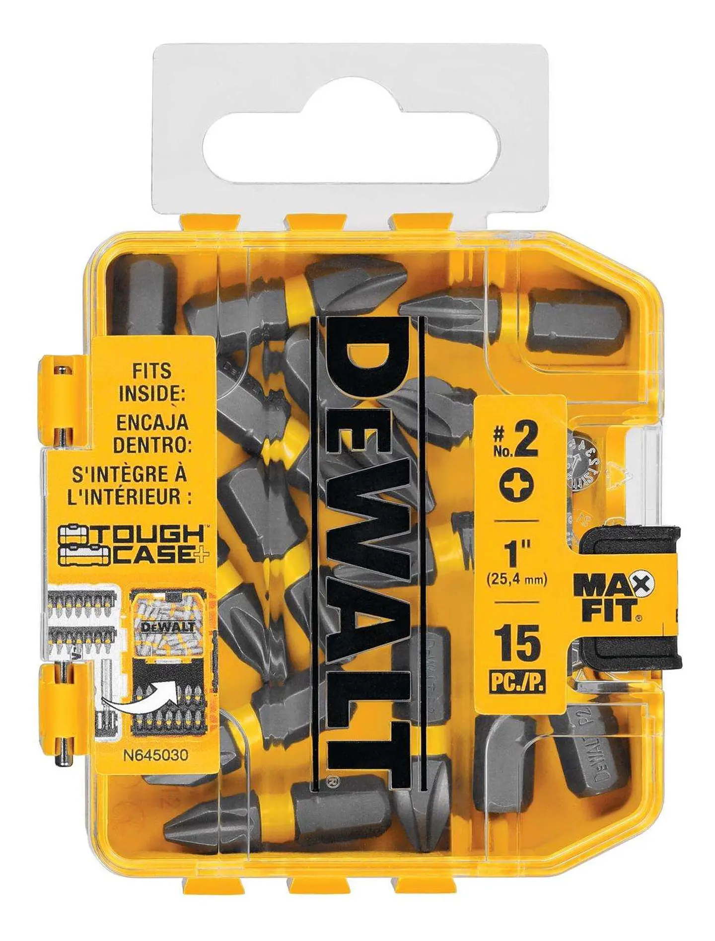 Set 15 Puntas Phillips 1 N°2 Dewalt Dwa1ph2mf15 Maxfit 1