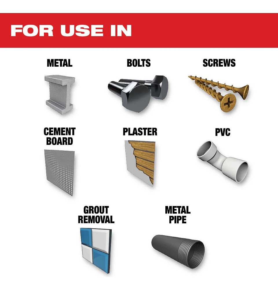 Accesorios Oscilantes Milwaukee Usa- 2 Piezas 1-3/8 In. 3