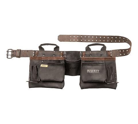 Coleto Porta Herramientas De Cuero 11 Bolsillos Dewalt DWST550112