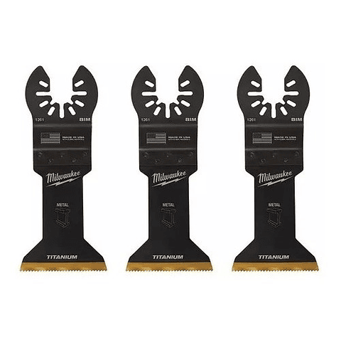 Accesorios Oscilantes Milwaukee Usa - 3 Piezas Metal