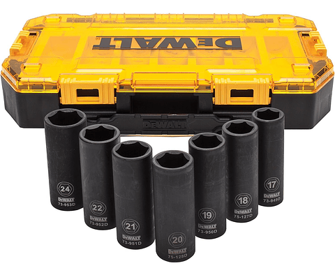 Set Dados De Impacto 1/2 Pulgada (7pc) Dwmt74737