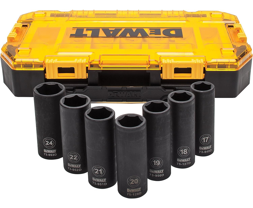 Set Dados De Impacto 1/2 Pulgada (7pc) Dwmt74737 1