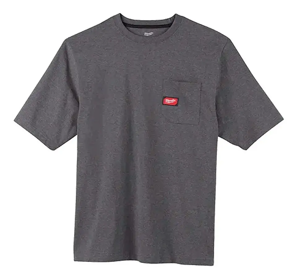 Polera Gris Oscuro Talla L Milwaukee  1