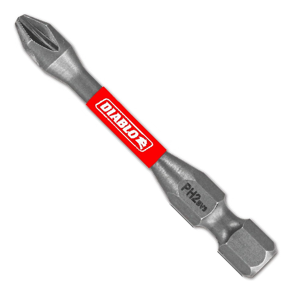 Diablo Pack 15 Puntas Philips 2 PuLG Ph2 Para Impacto 1