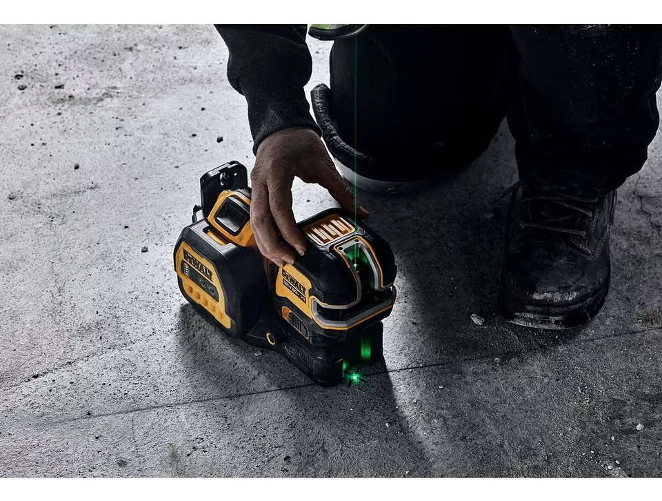 Láser Verde De Línea Cruzada 20v Max Dewalt Dcle34220gb 4