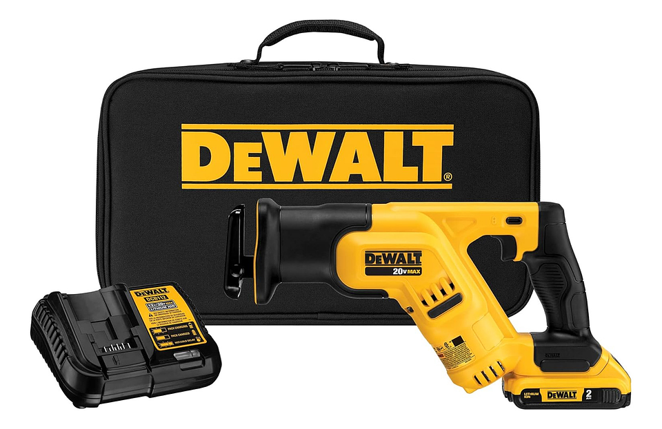 Kit Sierra Recíproca Inalámbrica 20v Max Dewalt Dcs387d1 1