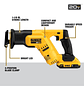 Kit Sierra Recíproca Inalámbrica 20v Max Dewalt Dcs387d1 - Miniatura 3