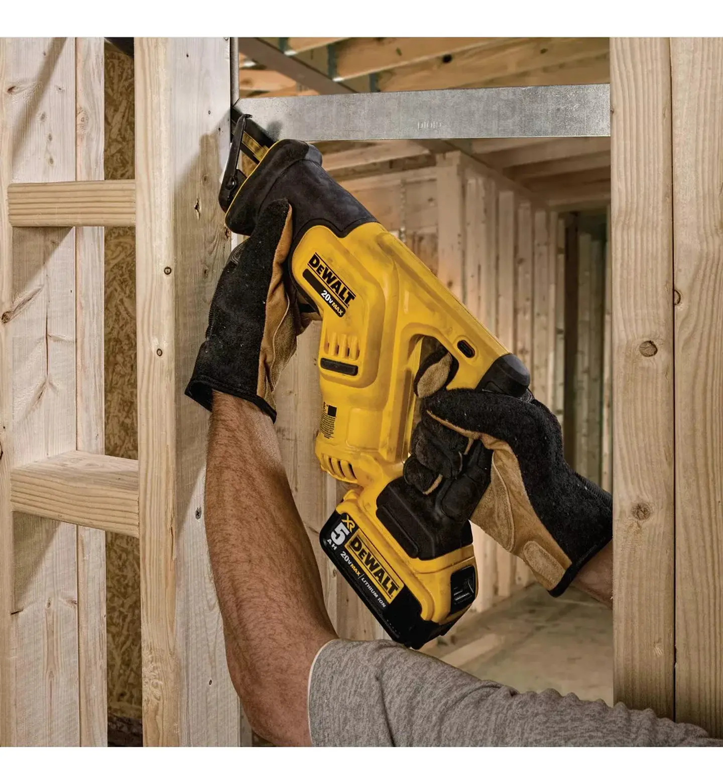 Kit Sierra Recíproca Inalámbrica 20v Max Dewalt Dcs387d1 4