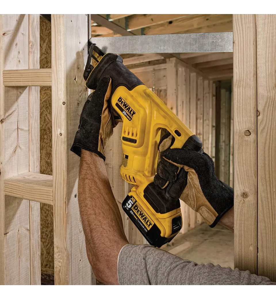 Kit Sierra Recíproca Inalámbrica 20v Max Dewalt Dcs387d1 4