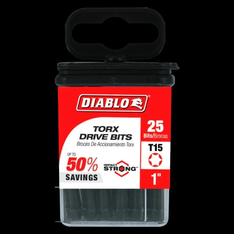 Juego De Brocas Impacto Torx T15 Diablo 25 Un  2