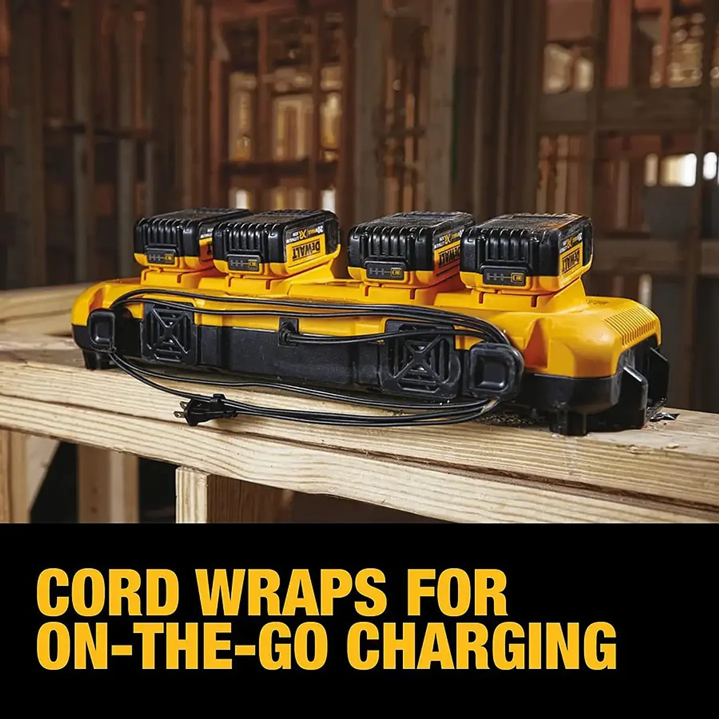 Cargador Rapido Dewalt 4 Entradas 12V-20V Max DCB104  4