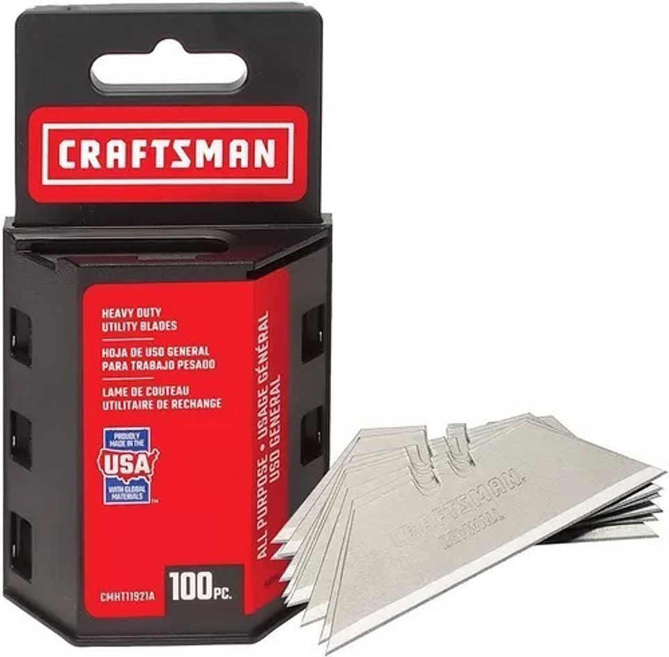 Craftsman - Repuesto Cartonero 100 Hojas Usa + Disp. 1