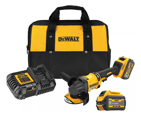 Kit Esmeril Angular 4 1/2 60v Max Dewalt Dcg418t2-b2