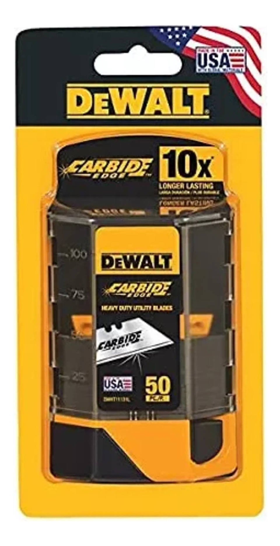 Cuchillas Cartonero 50 Hojas, 3/4 Pulgadas Dewalt 3