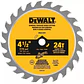 Disco Sierra 4 1/2 24 Dientes - Eje 3/8 DWA412TCT Dewalt  - Miniatura 1