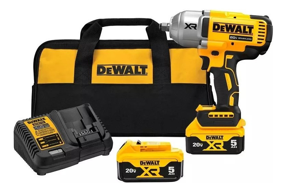 Kit Llave De Impacto 1/2 20v Brushles Dewalt Dcf900p2-b2 1