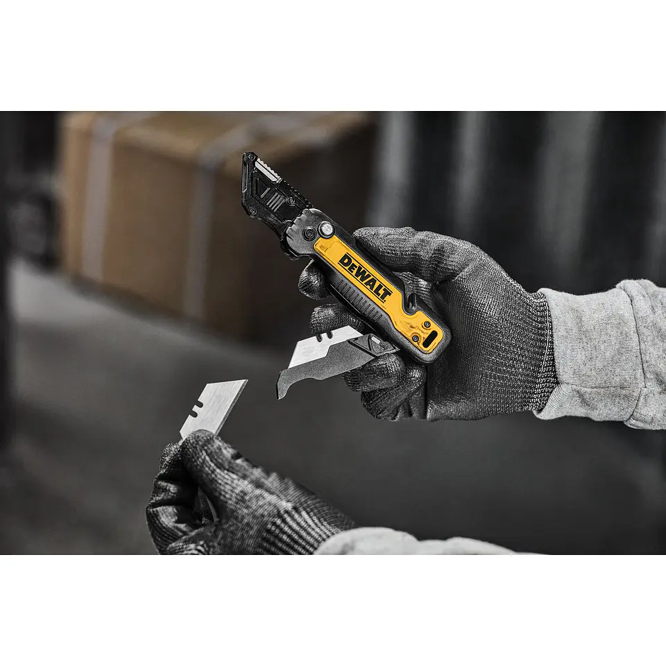 Cuchillo Cartonero Plegable Almacenamiento DeWalt DWHT10992 8